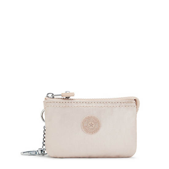 Kipling Creativity Mini Pouch Metallic Keychain Tassen Wit | België 1111TC